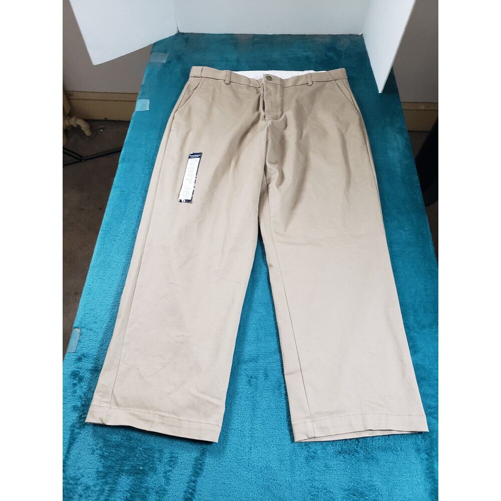 Architect Pants Sz 36x29 Mens Beige Khaki Chino Work Flat Classic Straight NWT